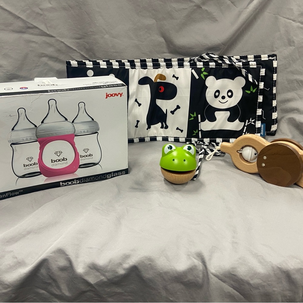 Joovy Booby Diamond Baby Bottle 3 pc set